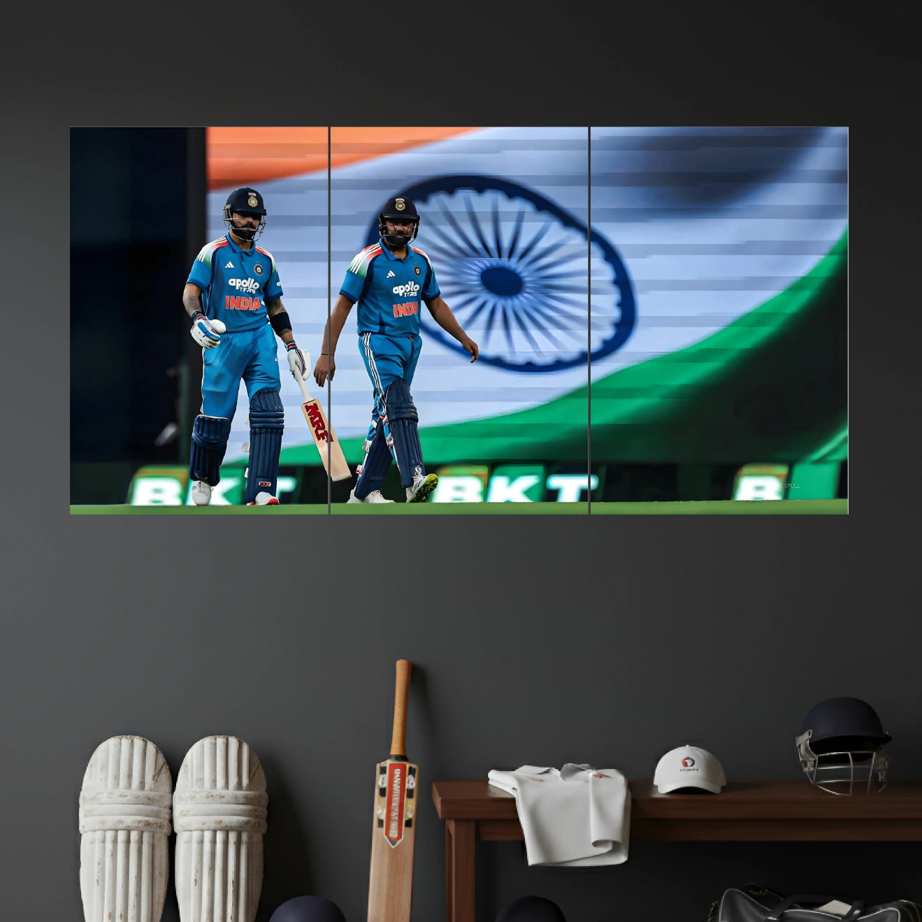 VIRAT KOHLI & ROHIT SHARMA POSTER - 5 | CRICKET POSTERS | 3 PIECE SET