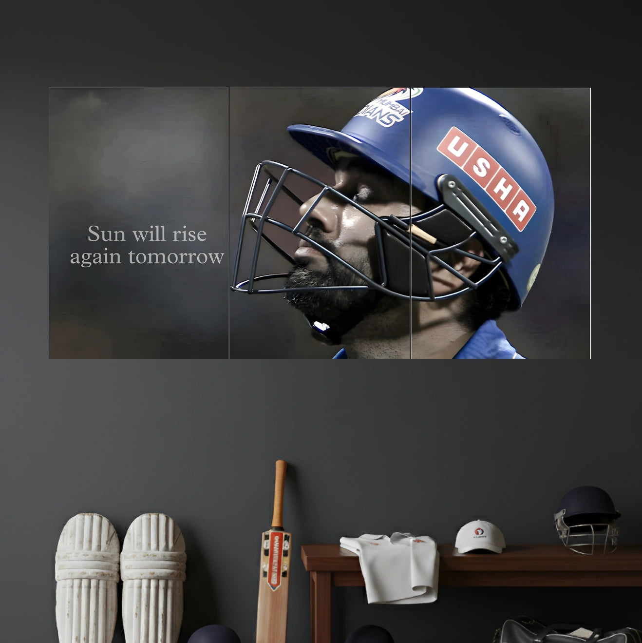 ROHIT SHARMA POSTER  - 2 | CRICKET POSTERS | 3 PIECE SET