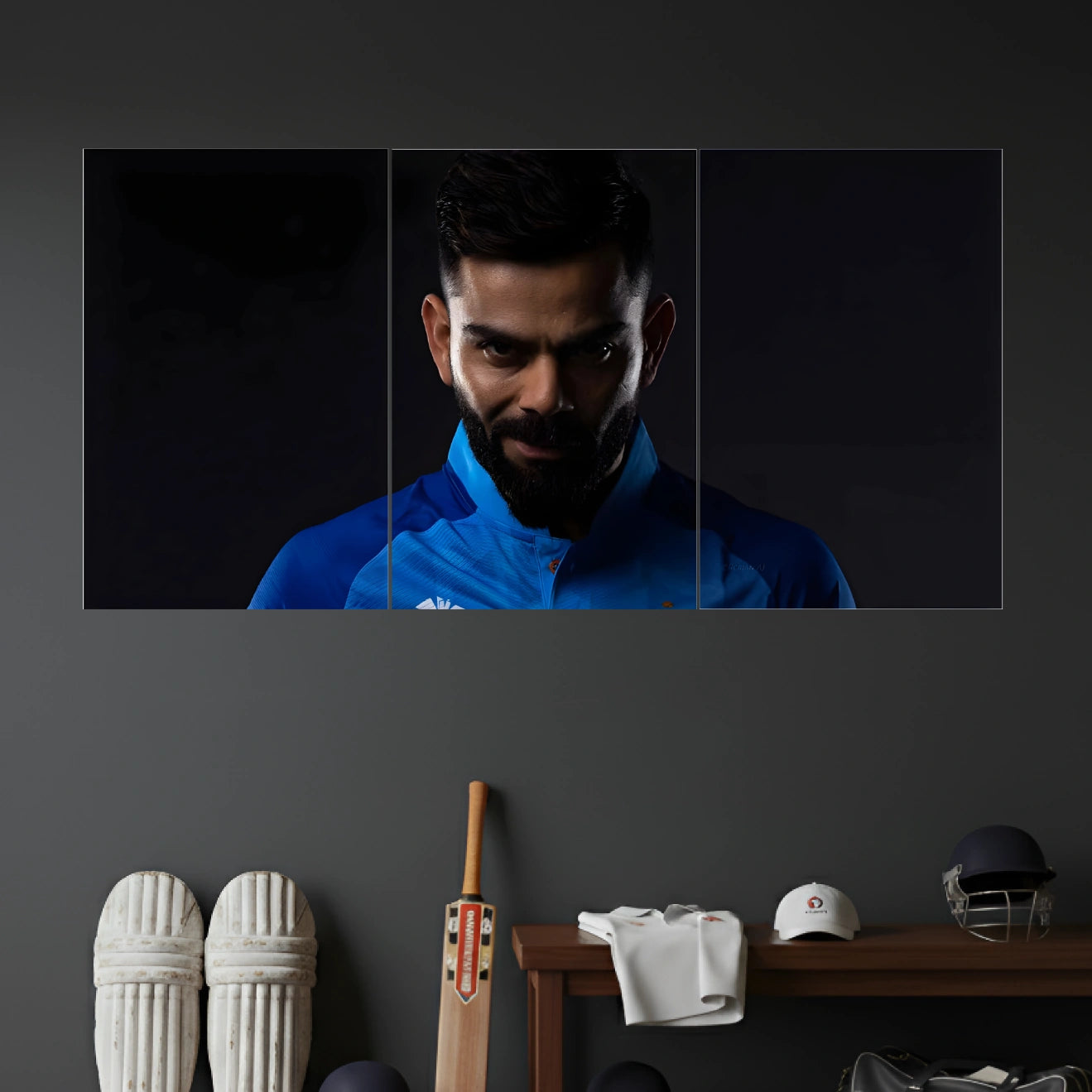 VIRAT KOHLI POSTER - 5 | CRICKET POSTERS | 3 PIECE SET