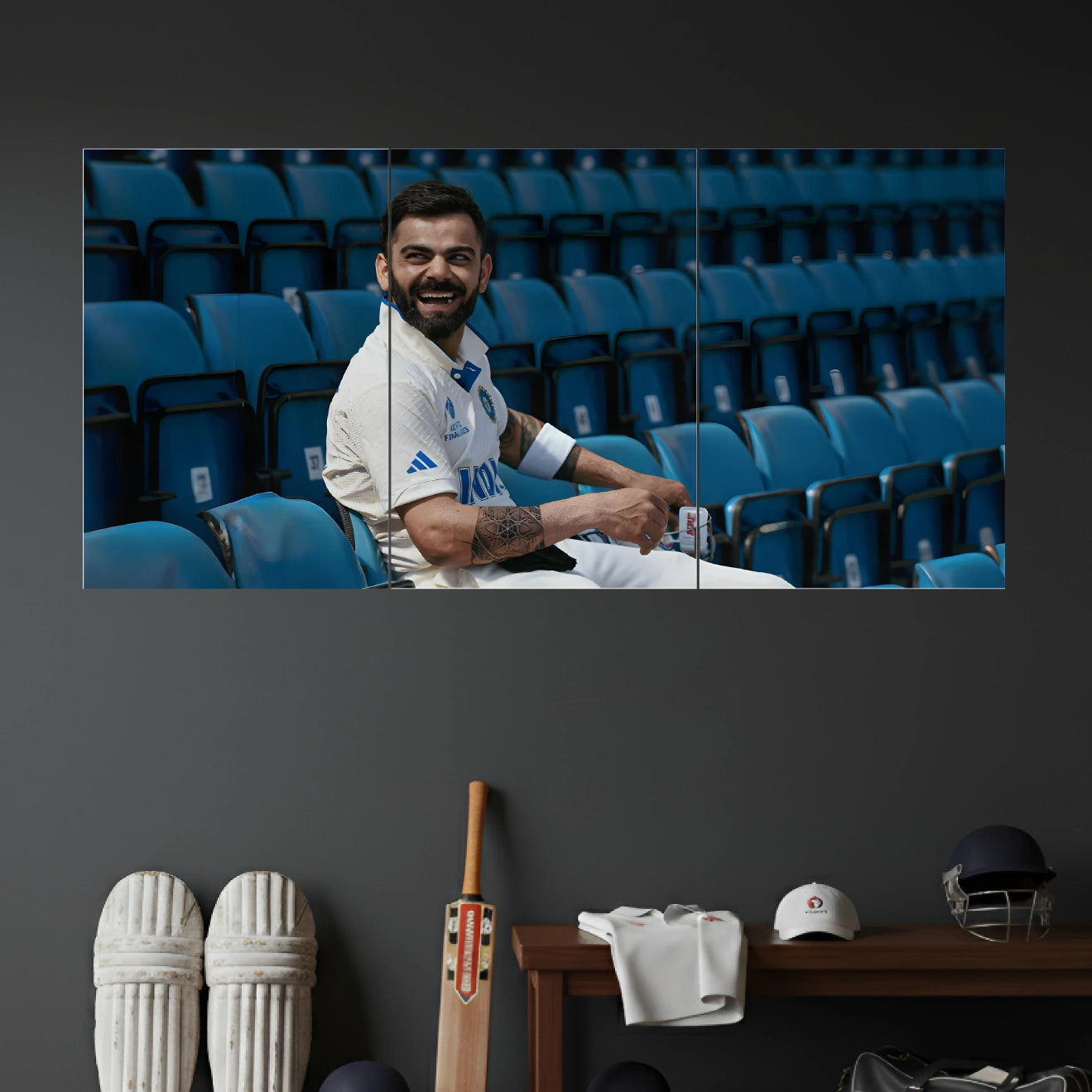 VIRAT KOHLI POSTER - 2 | CRICKET POSTERS | 3 PIECE SET
