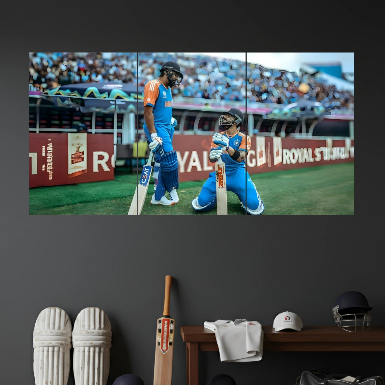 VIRAT KOHLI & ROHIT SHARMA POSTER - 2 | CRICKET POSTERS | 3 PIECE SET