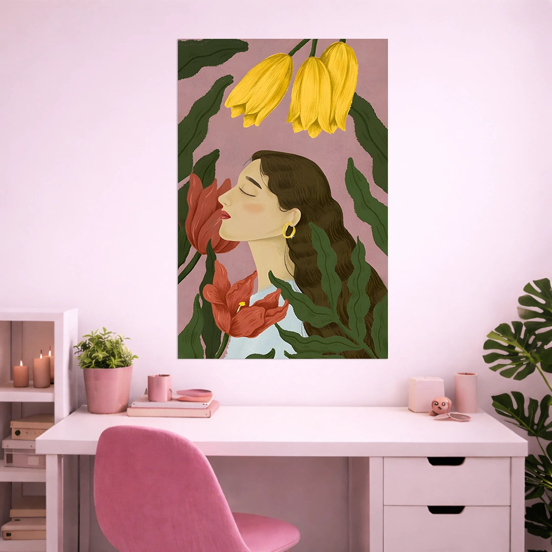 FLORAL DAYDREAM POSTER | GIRL BOSS POSTER