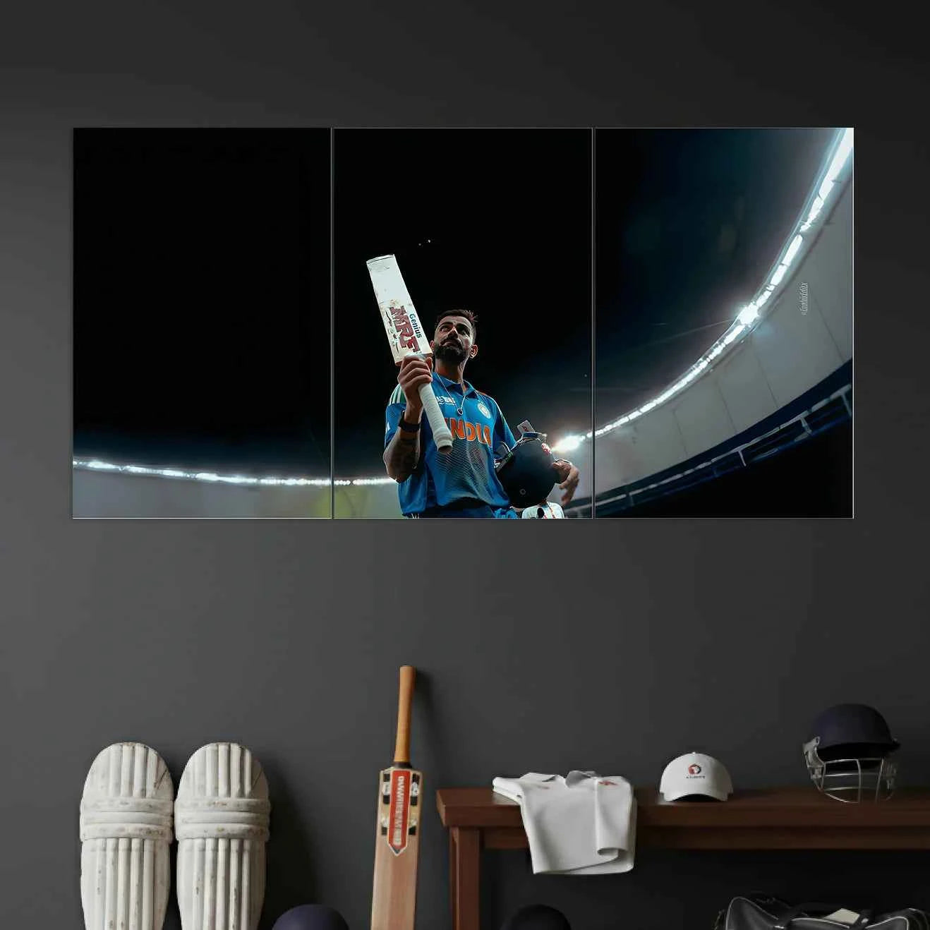 VIRAT KOHLI POSTER | CRICKET POSTERS | 3 PIECE SET