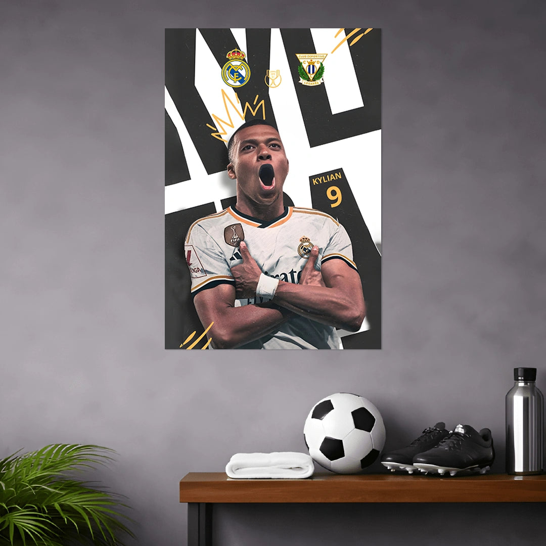 MBAPPE POSTER - 9 | FOOTBALL POSTERS