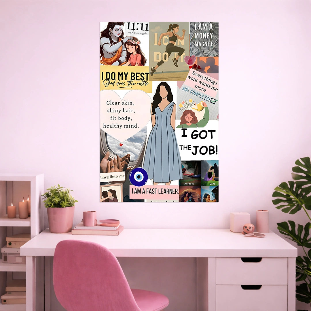 MANIFEST MODE POSTER | GIRL BOSS POSTER