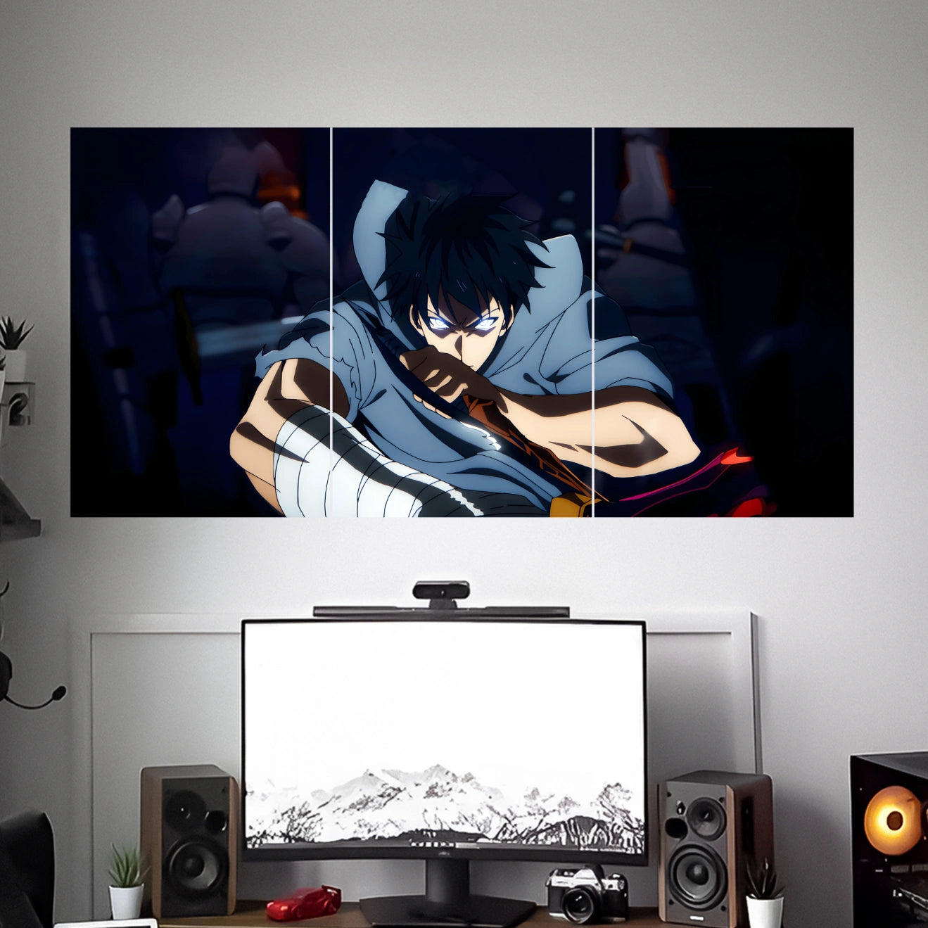 SUNG JIN WOO POSTER | SOLO LEVELING POSTERS | ANIME POSTERS | 3 PIECE SET