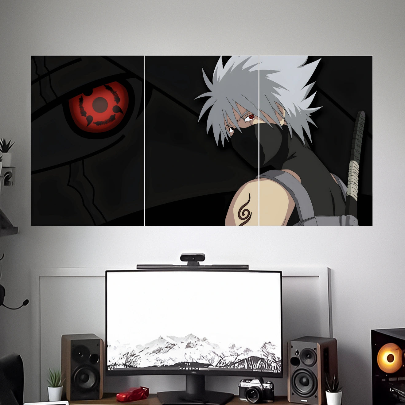 KAKASHI POSTER | NARUTO POSTERS | ANIME POSTERS | 3 PIECE SET