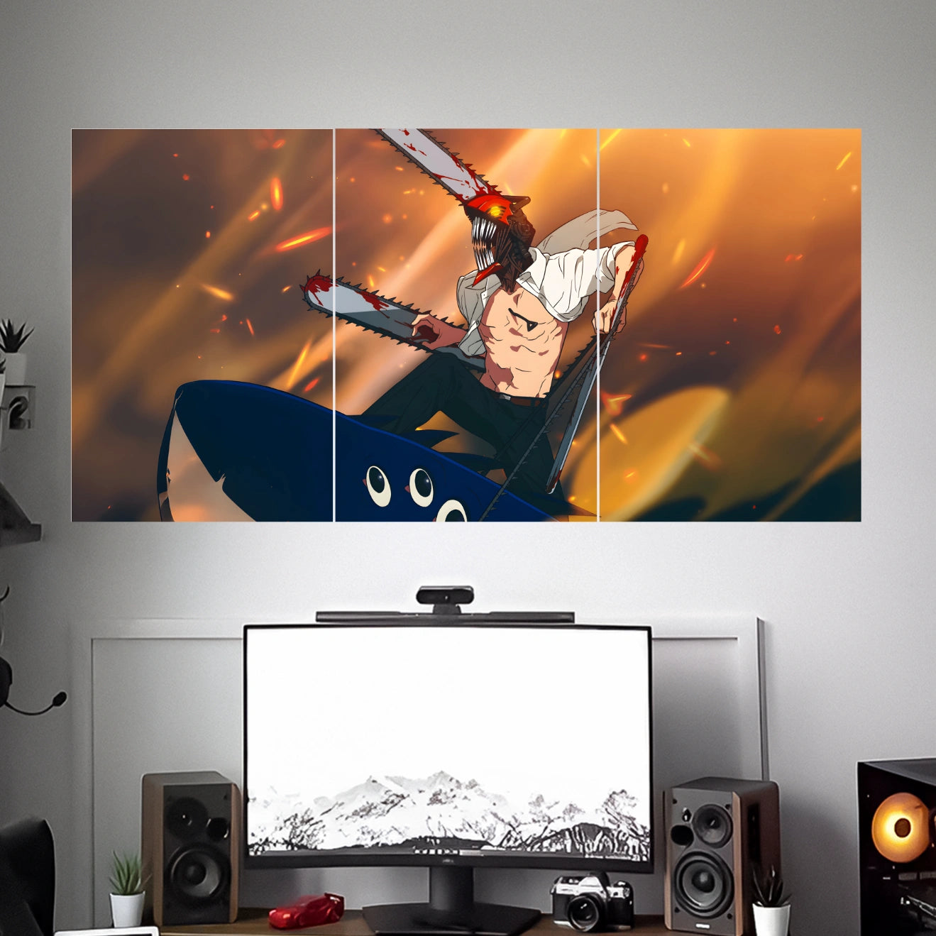 CHAINSAW MAN POSTERS - 1 | ANIME POSTERS | 3 PIECE SET