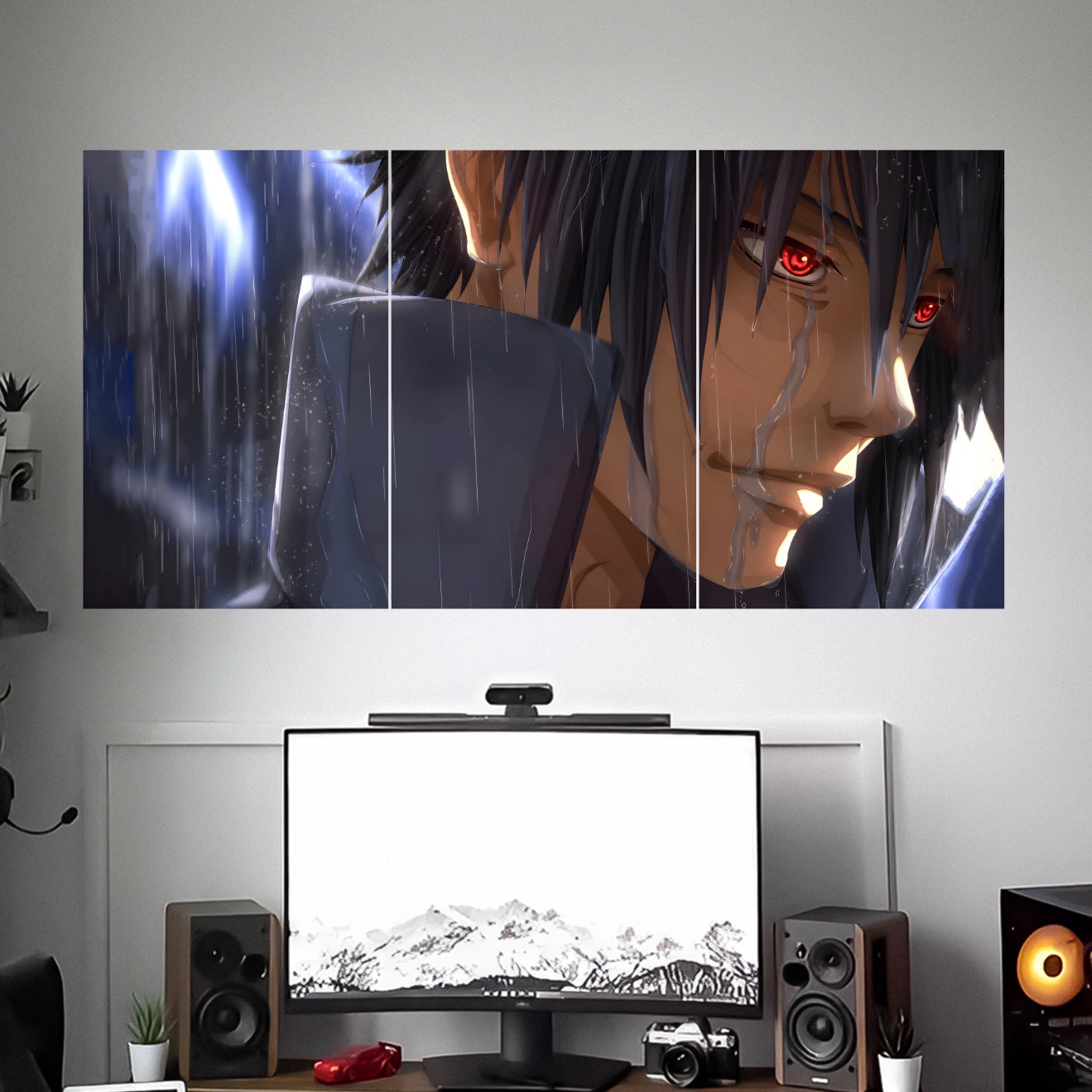 SASUKE UCHIHA POSTERS - 3 | ANIME POSTERS | 3 PIECE SET
