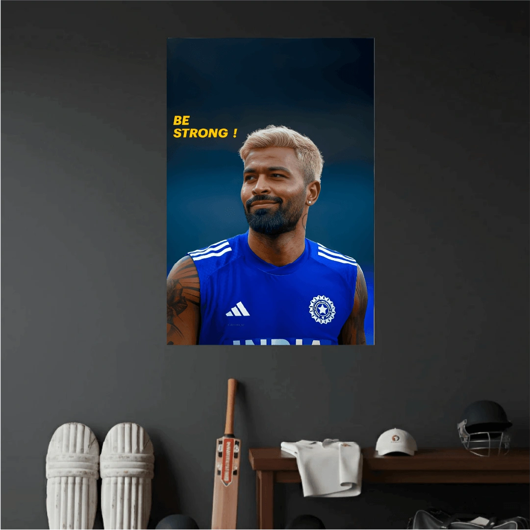 HARDIK PANDYA POSTER - 13 | CRICKET POSTERS
