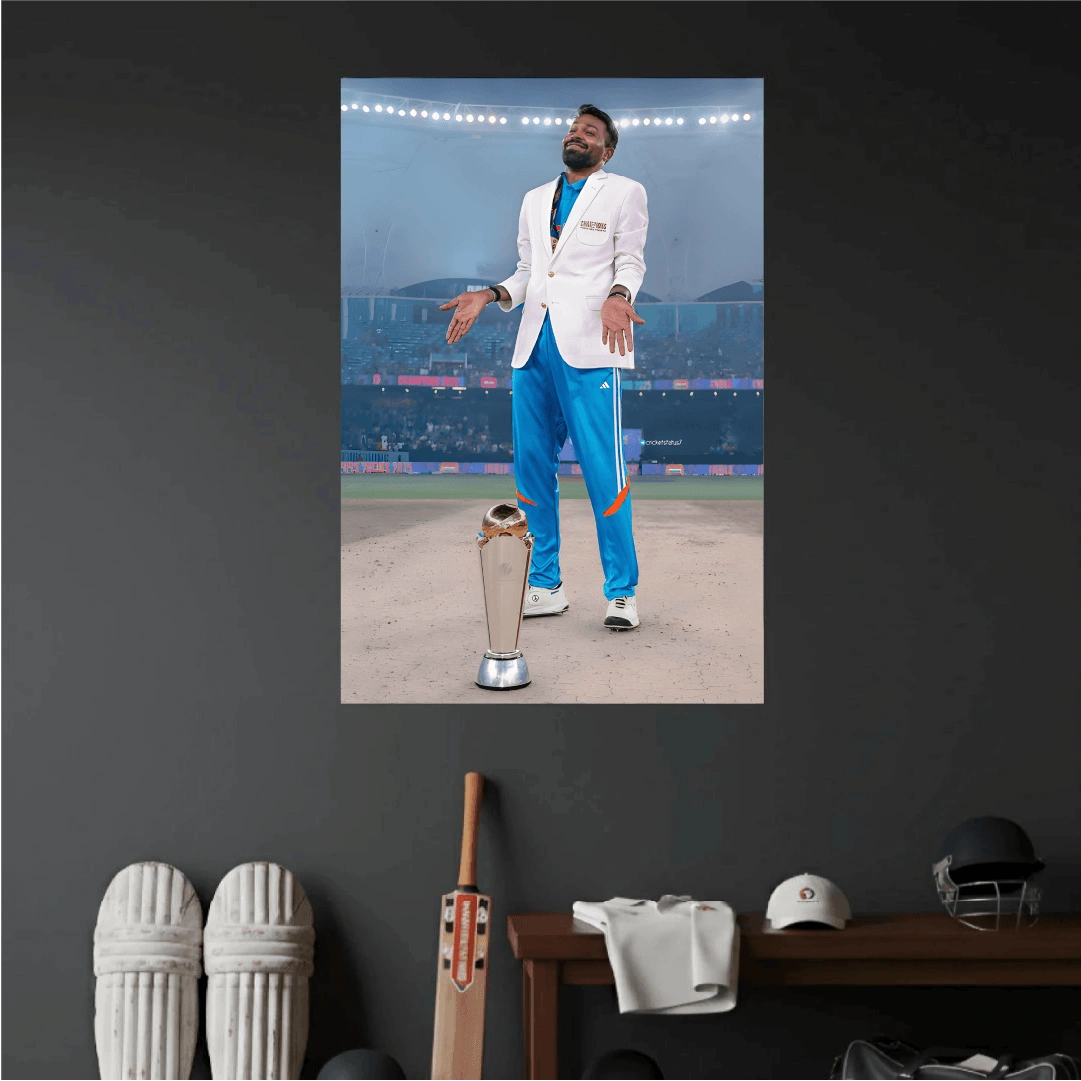 HARDIK PANDYA POSTER - 16 | CRICKET POSTERS