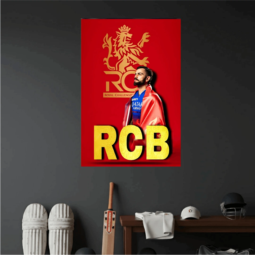 RCB VIRAT KOHLI POSTER - 6 | CRICKET POSTERS