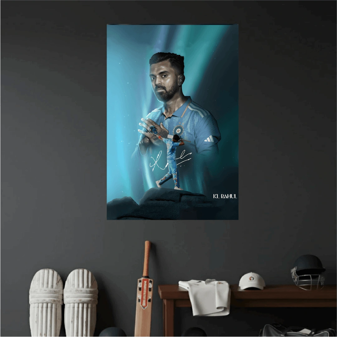 KL RAHUL POSTER - 13 | CRICKET POSTERS