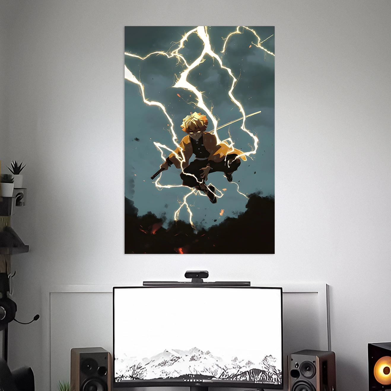 ZENITSU POSTER - 4 | DEMON SLAYER POSTER | ANIME POSTER