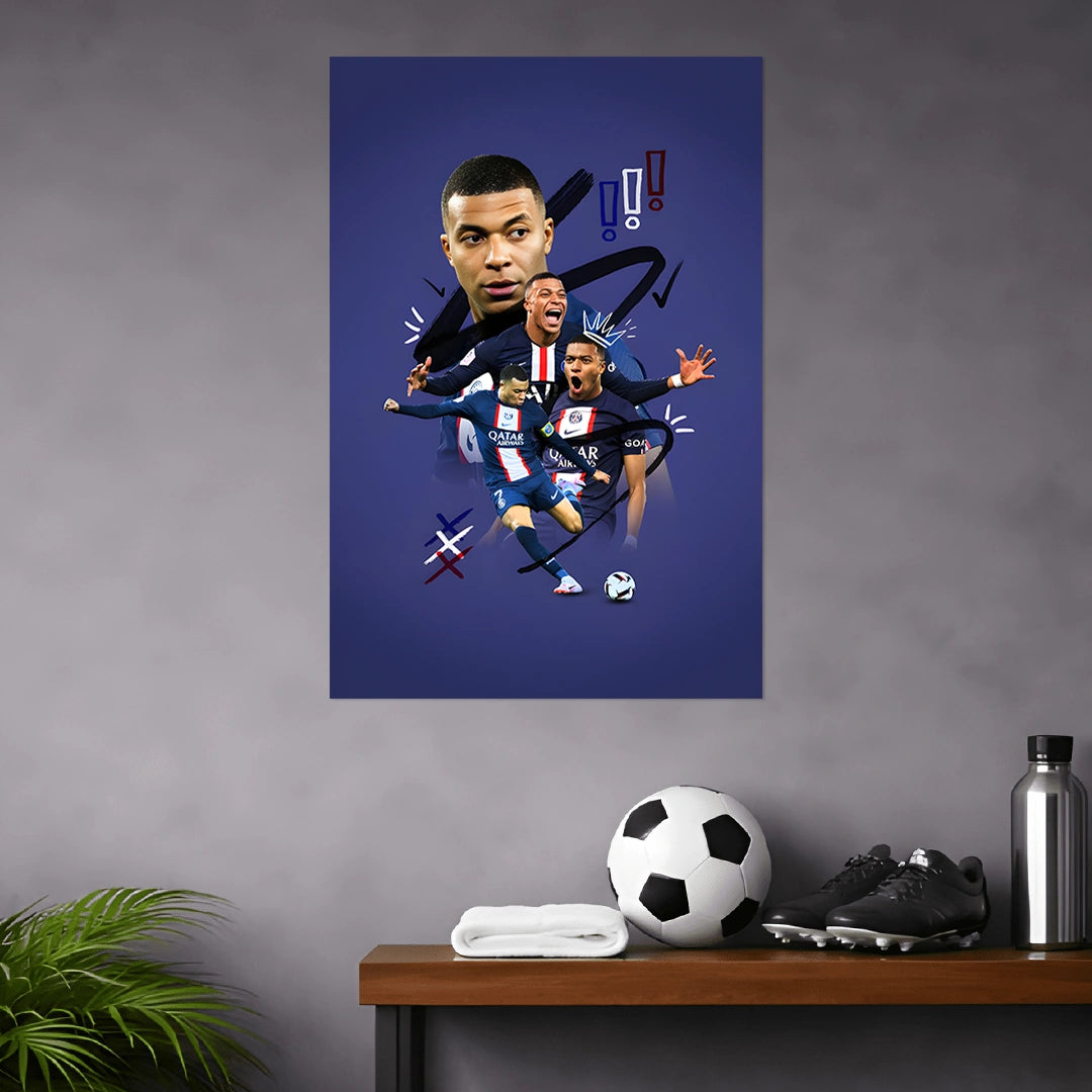 MBAPPE POSTER - 2 | FOOTBALL POSTERS