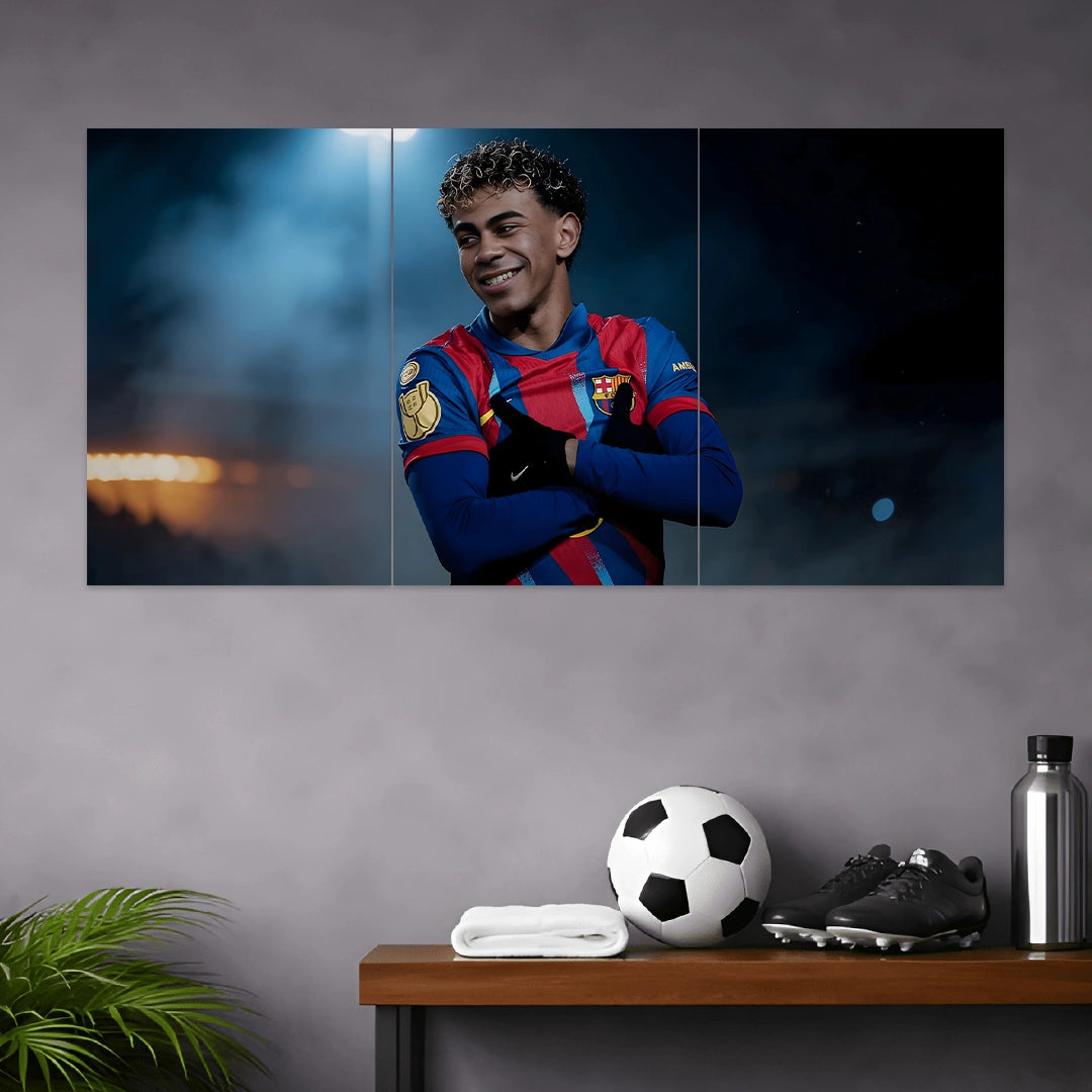 LAMINE YAMAL POSTER - 1 | FOOTBALL POSTERS | 3 PIECE SET