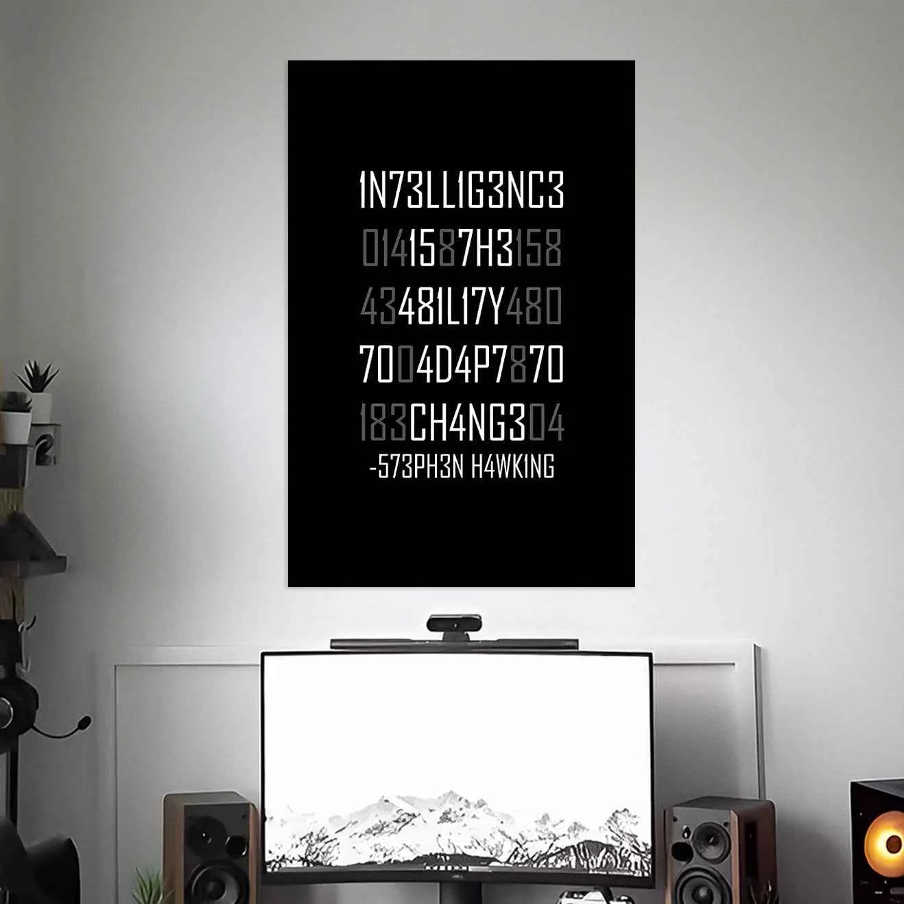 INTELLIGENCE POSTER | TEXTS POSTERS | AESTHETIC POSTERS
