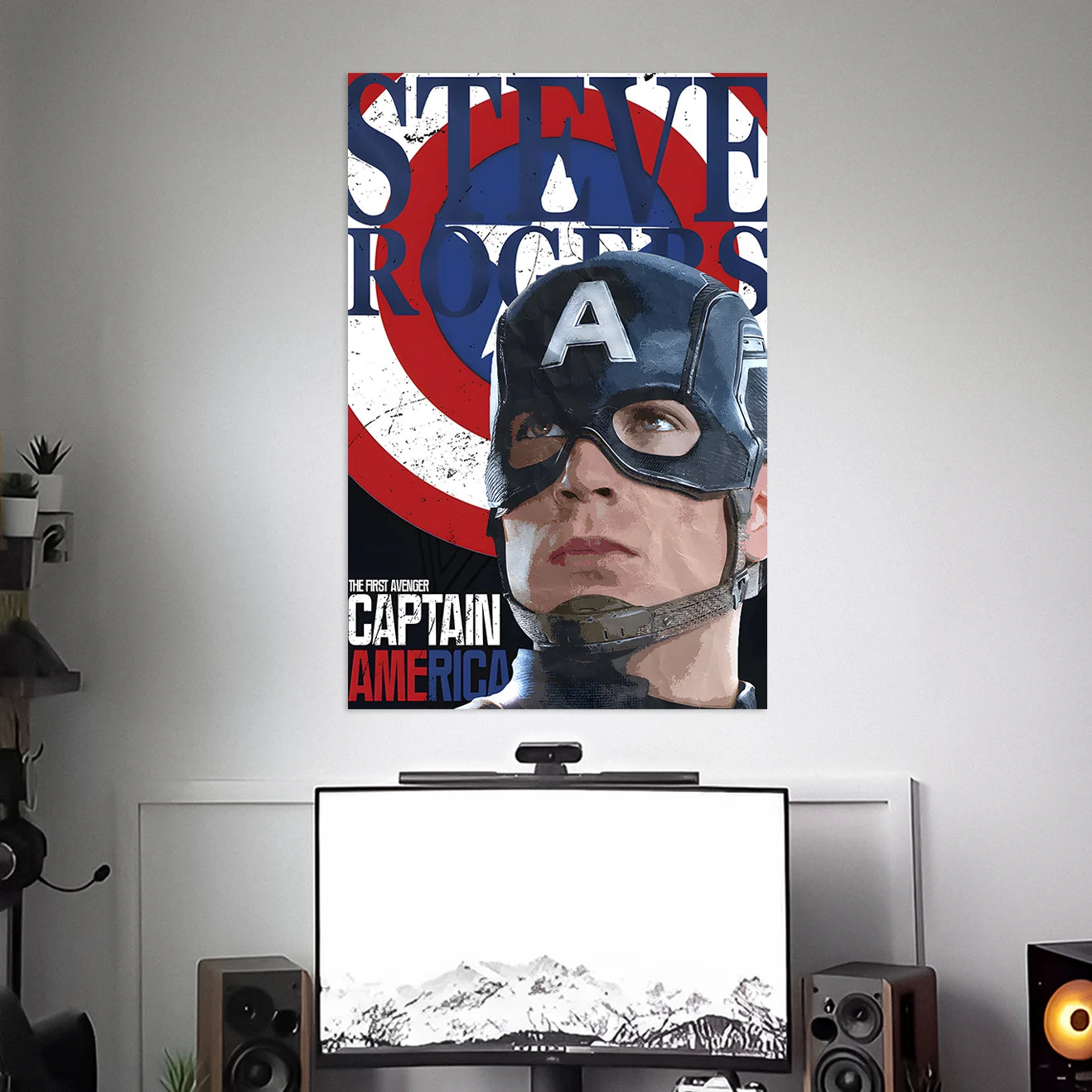 CAPTAIN AMERICA POSTER - 4 | MARVEL POSTERS BLUMUN