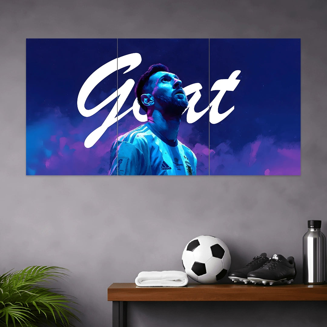 MESSI POSTER - 2 | FOOTBALL POSTERS | 3 PIECE SET