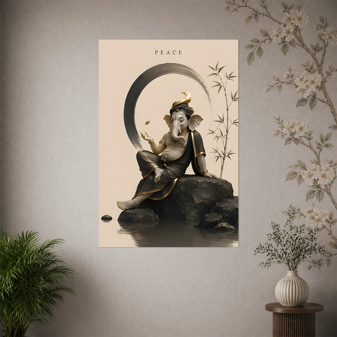 LORD GANESHA POSTER - 4 | DEVOTIONAL POSTERS BLUMUN