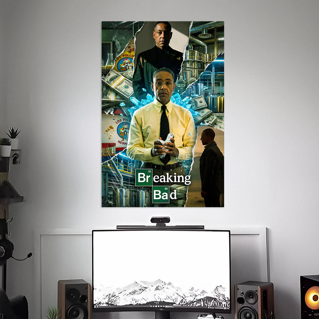 GUSTAVO FRING "GUS" POSTER - 4 | BREAKING BAD POSTERS | WEB SERIES POSTERS BLUMUN