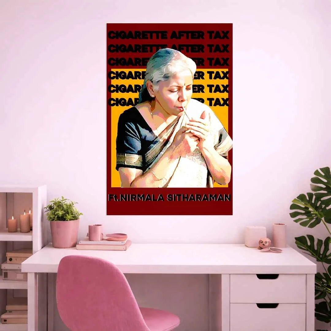CIGARETTE AFTER TAX POSTER | GIRL BOSS POSTER