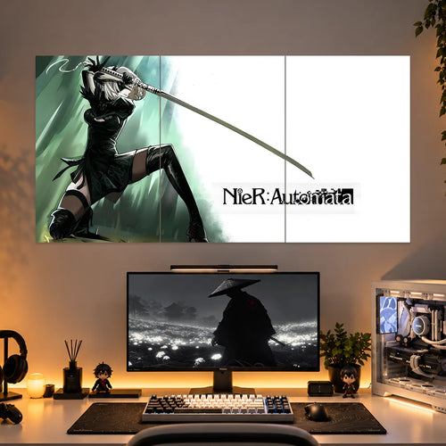 2B POSTER - 1 | NIER AUTOMATA POSTERS | GAMING ROOM POSTERS | 3 PIECE SET BLUMUN
