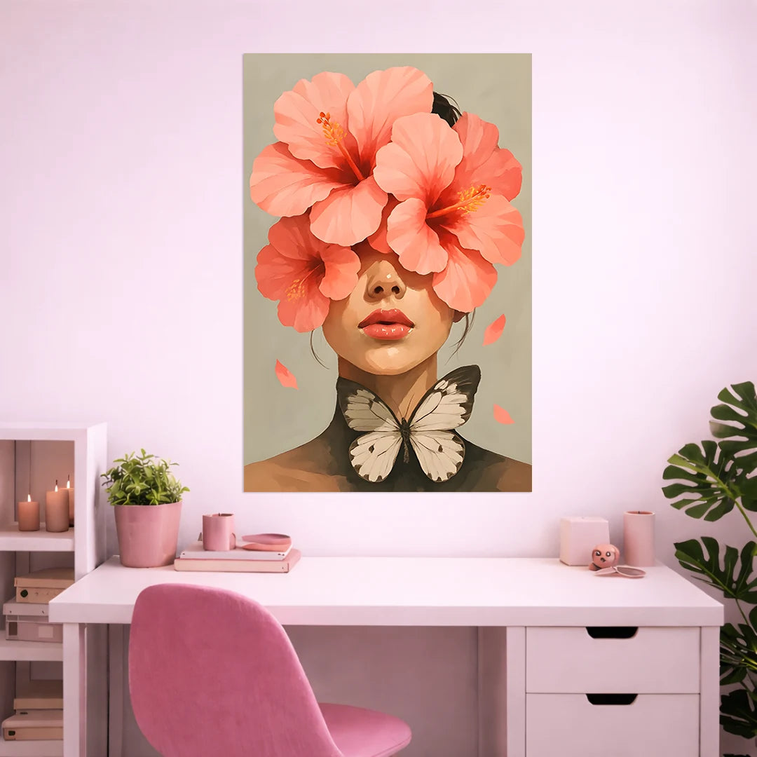 HIDDEN IN BLOOM POSTER | GIRL BOSS POSTER