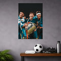 MESSI, NEYMAR JR. & LUIS SUAREZ POSTER - 2 | FOOTBALL POSTERS