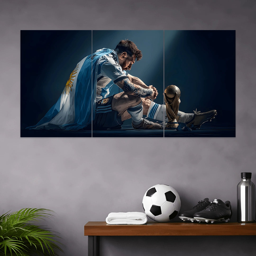 MESSI POSTER - 3 | FOOTBALL POSTERS | 3 PIECE SET