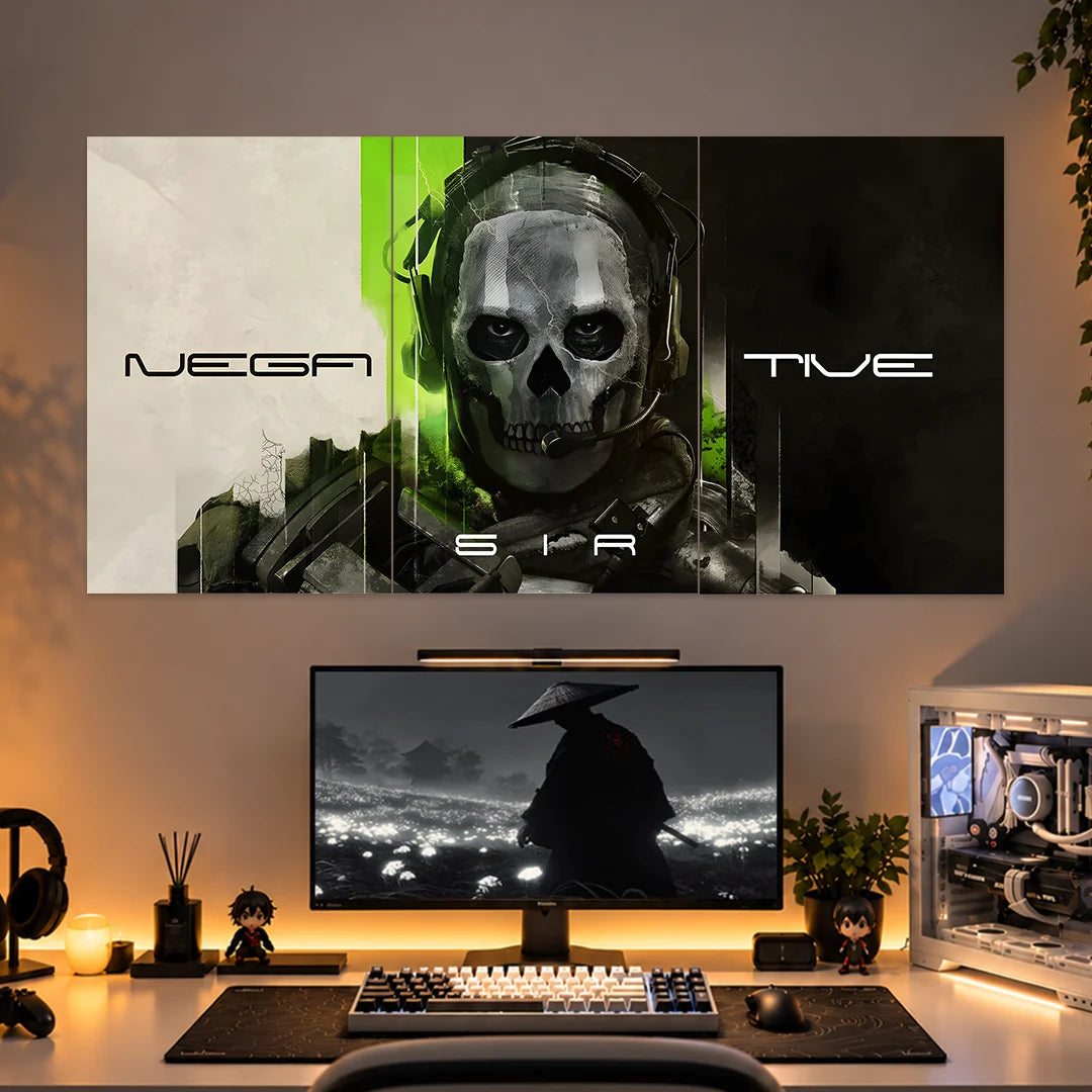 GHOST POSTER - 3 | CALL OF DUTY POSTERS | GAMING ROOM POSTERS | 3 PIECE SET BLUMUN