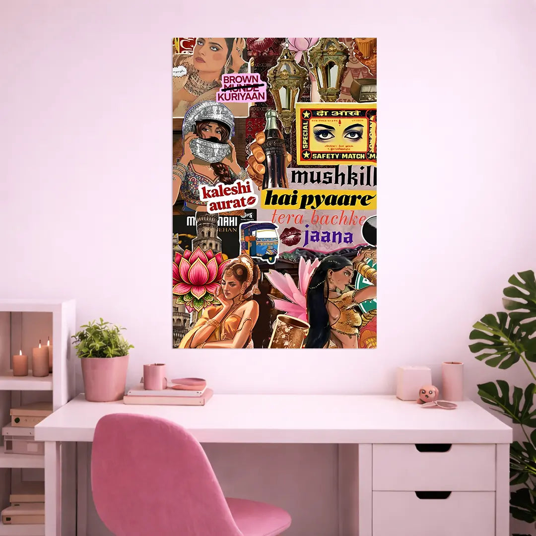 KALESHI AURAT POSTER | GIRL BOSS POSTER BLUMUN