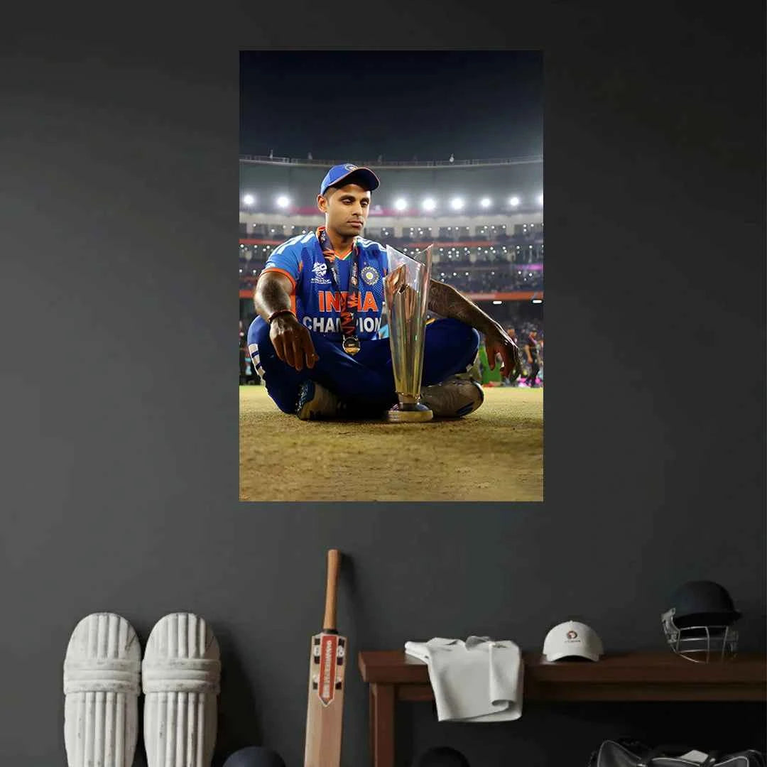 SURYA KUMAR YADAV ICC WORLD CUP T20 2026 POSTER | CRICKET POSTER