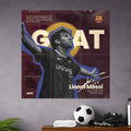 MESSI POSTER - 1 | FOOTBALL POSTER | 6 PIECE SET
