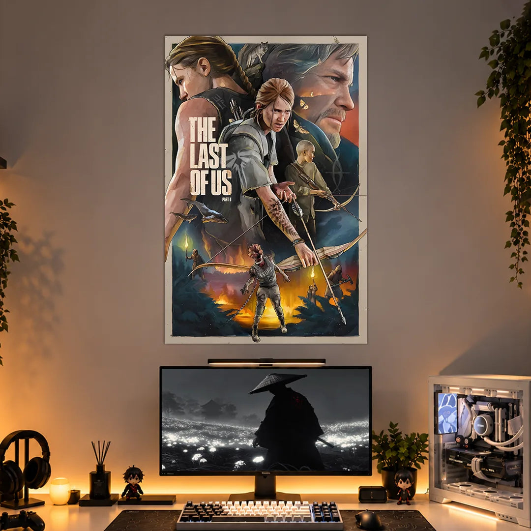 LAST OF US PART 2 POSTER - 1 | GAMING ROOM POSTERS BLUMUN