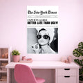 BETTER LATE THAN UGLY POSTER | GIRL BOSS POSTERS