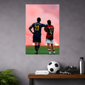 MATERAZZI & RUI COSTA POSTER - 3 | FOOTBALL POSTERS
