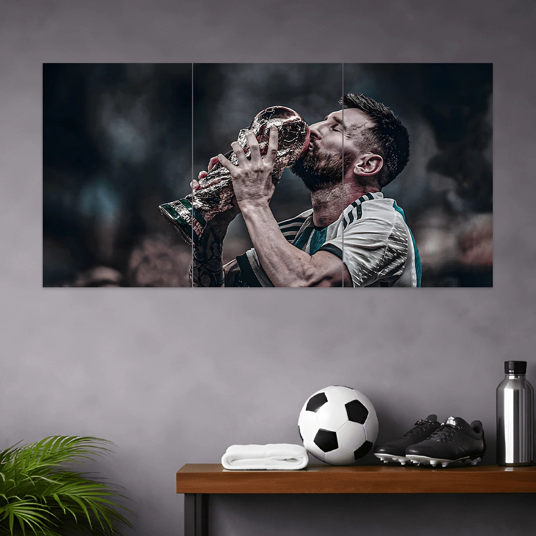 MESSI POSTER - 6 | FOOTBALL POSTERS | 3 PIECE SET