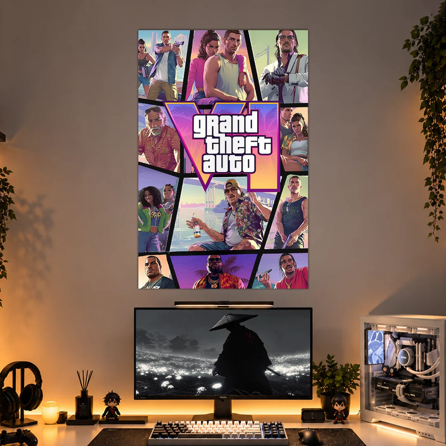 GTA 6 POSTER - 1 | GAMING ROOM POSTERS