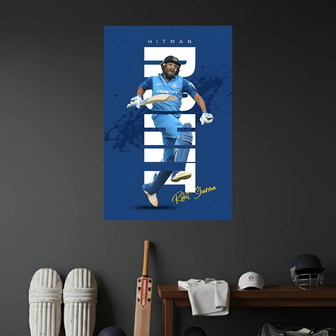 ROHIT SHARMA POSTER  - 1 | CRICKET POSTERS