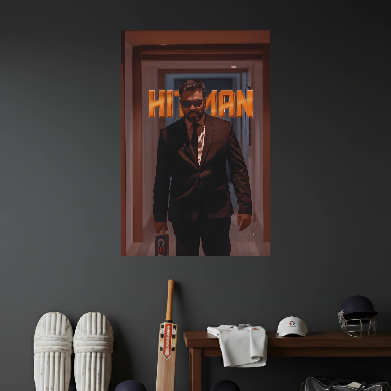 ROHIT SHARMA POSTER  -2 | HITMAN POSTER | CRICKET POSTERS