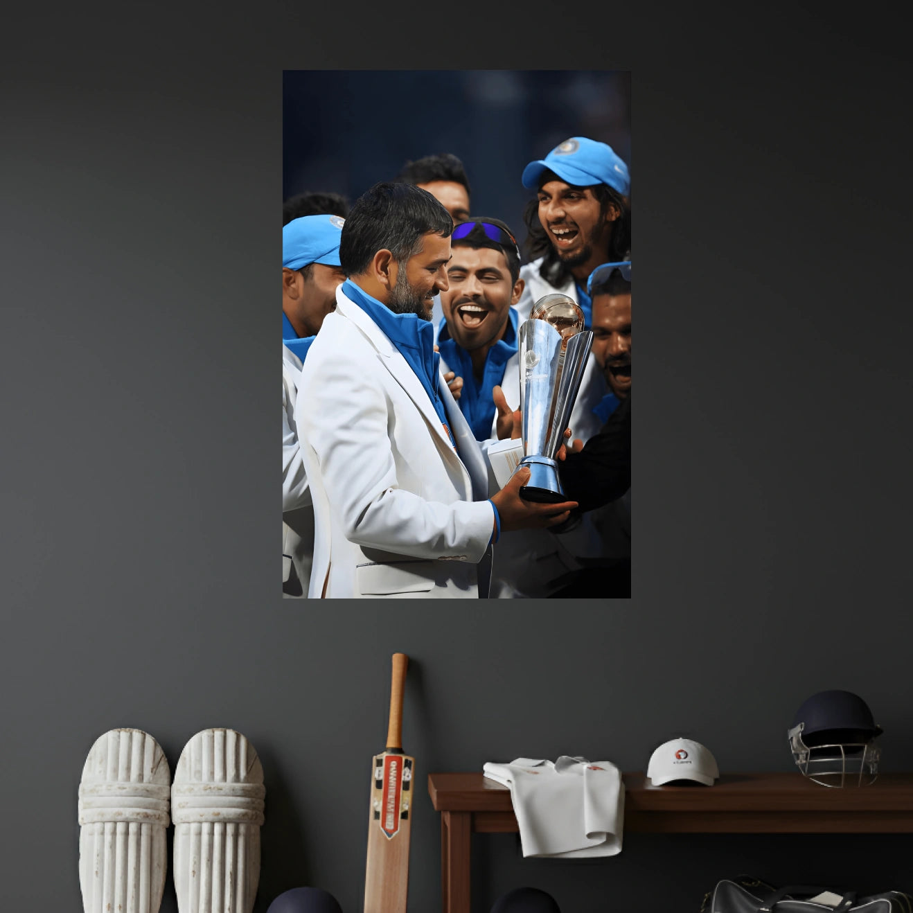 MS DHONI POSTERS - 1 | WORLD-CUP TROPHY POSTERS | CRICKET POSTERS