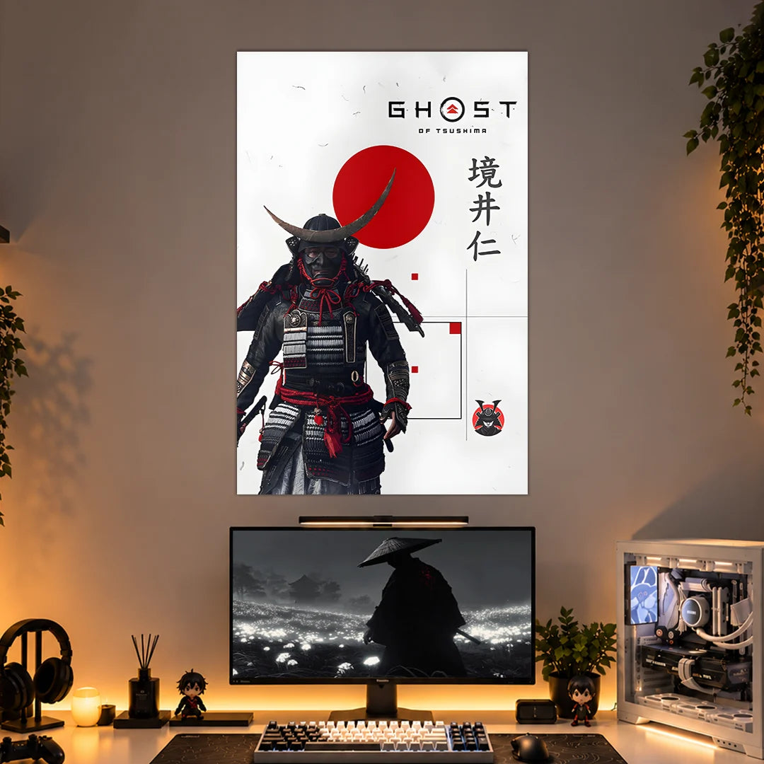 GHOST OF TSUSHIMA POSTER - 2 | GAMING ROOM POSTERS BLUMUN