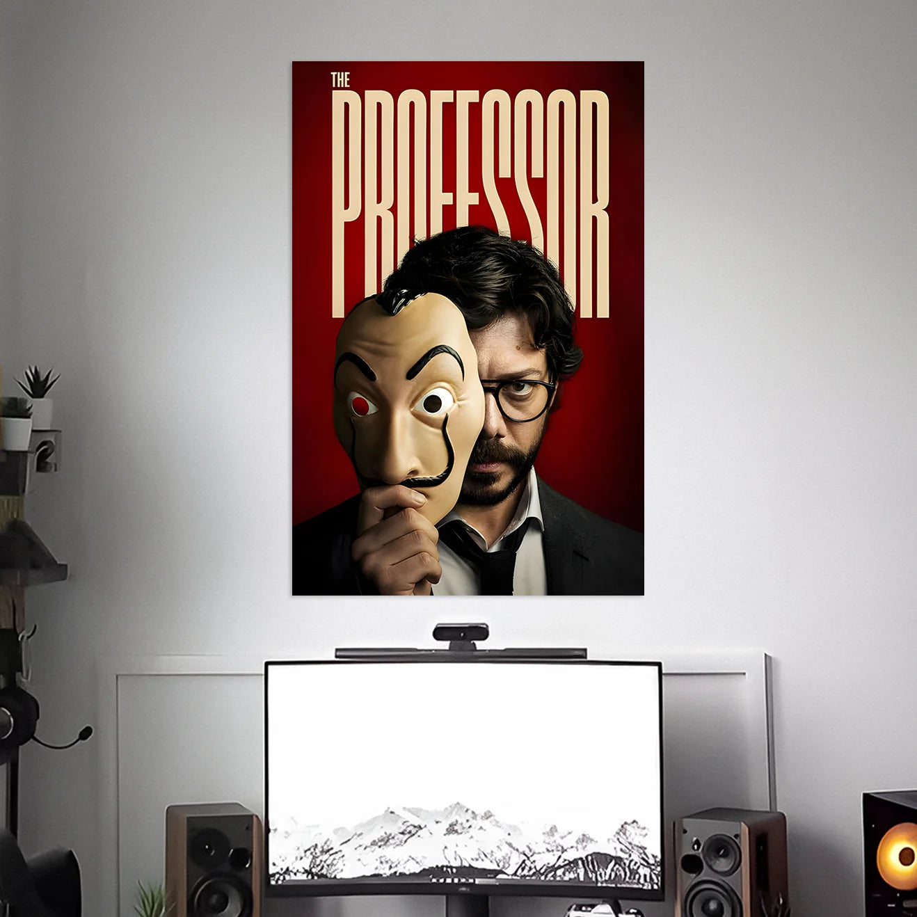 PROFESSOR POSTER - 1 | MONEY HEIST POSTERS | WEB SERIES POSTERS BLUMUN