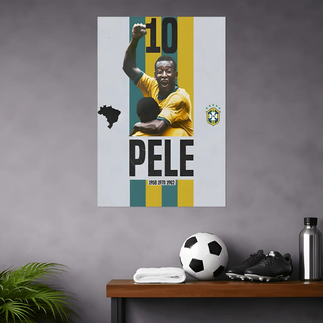 PELE POSTER - 1 | FOOTBALL POSTERS BLUMUN