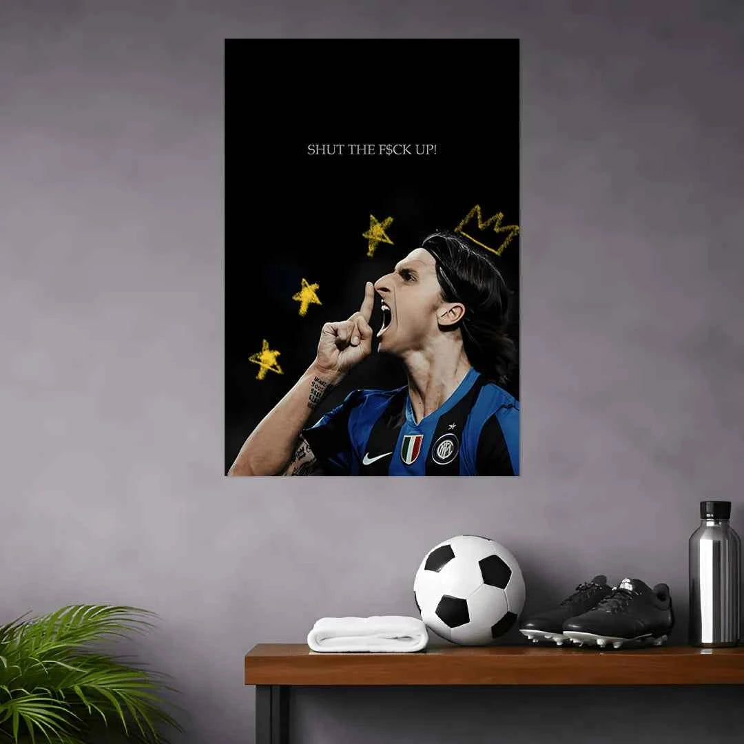 ZLATAN IBRAHIMOVIC POSTER - 6 | FOOTBALL POSTERS