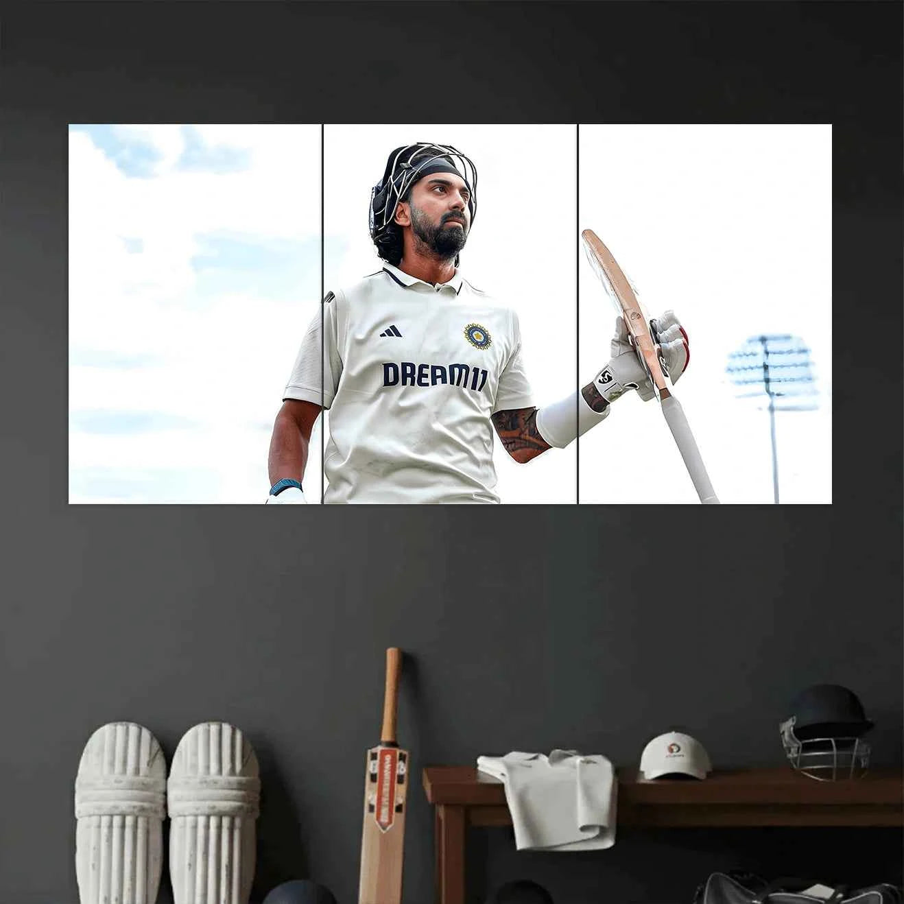 KL RAHUL POSTER - 1 | CRICKET POSTERS | 3 PIECE SET