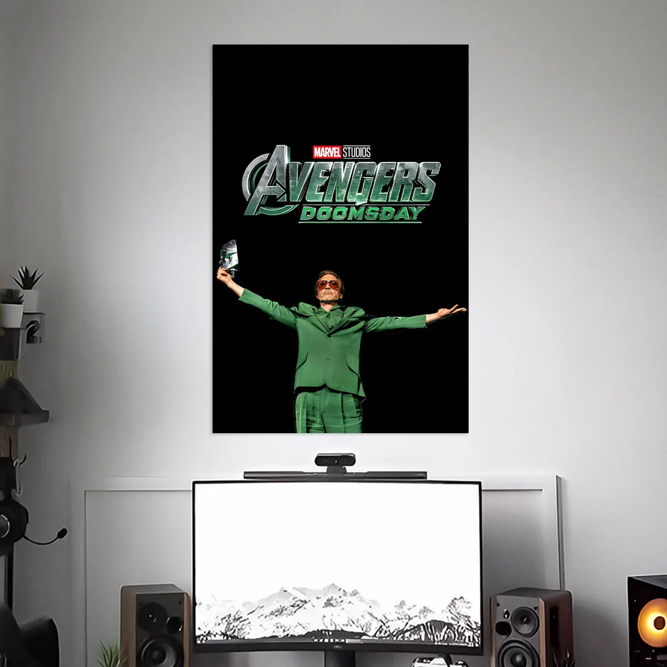 DR. DOOM RDJ POSTER - 1 | AVENGERS DOOMSDAY POSTERS | MARVEL POSTERS BLUMUN
