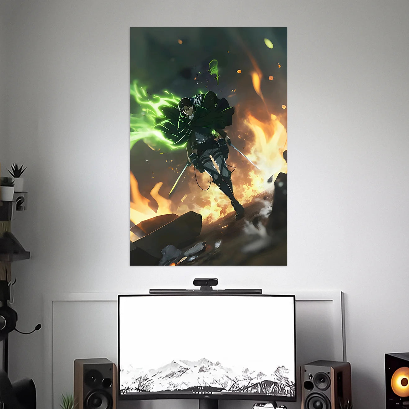 LEVI POSTER - 2 | ATTACK ON TITAN POSTER | ANIME POSTERS BLUMUN