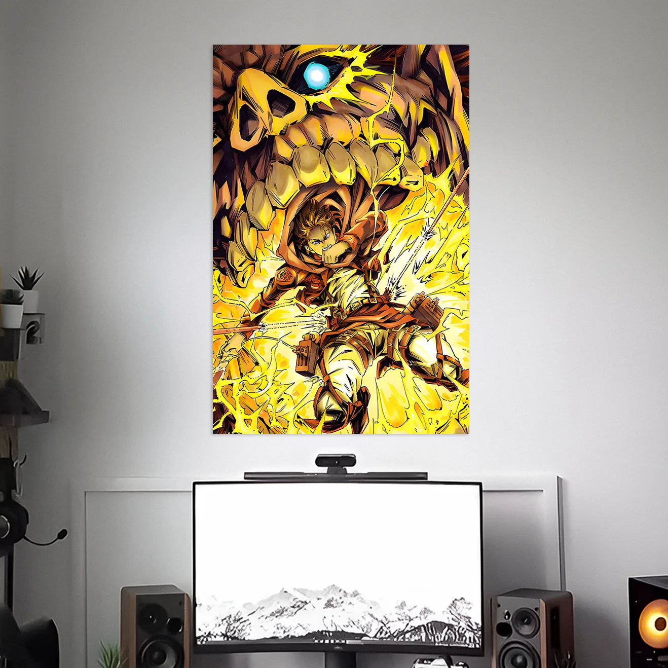EREN YEAGER POSTER - 5 | ATTACK ON TITAN POSTER | ANIME POSTERS BLUMUN